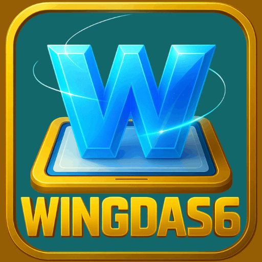 Imagem promocional da WINGDAS6 mostrando a plataforma e suas vantagens