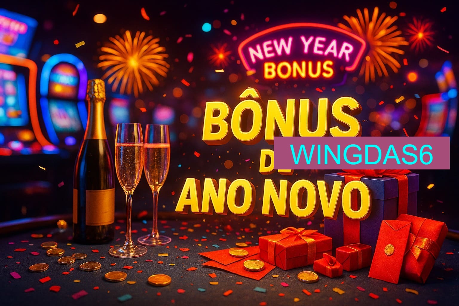 Promoções de Ano Novo no WINGDAS6